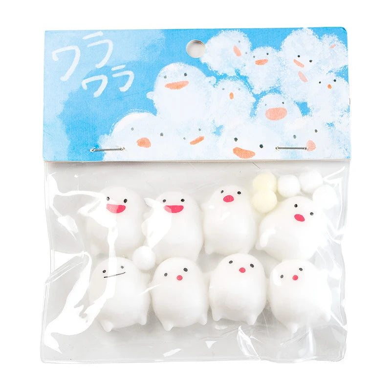 1PC Cute Warawara Creative Pinch Toys Anime Figure Plushie Dolls Stuffed Toys Ornament For Kids Birthday Gifts