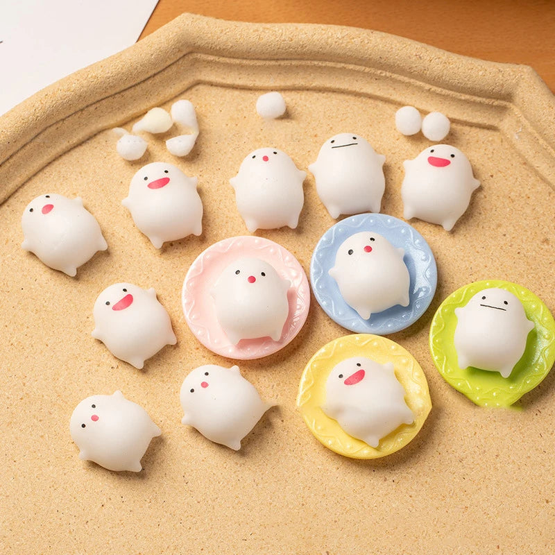 1PC Cute Warawara Creative Pinch Toys Anime Figure Plushie Dolls Stuffed Toys Ornament For Kids Birthday Gifts