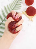 1PC Lychee Shape Squishy Toy, Soft Stress Relief Squeeze Toy for Office Home Decor, Fidget Anxiety Relief
