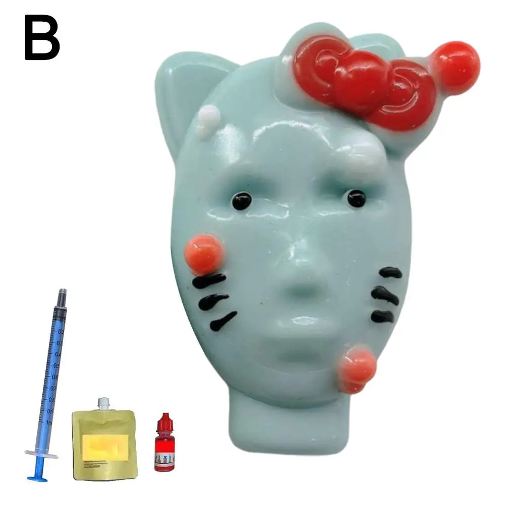 Pimple Popping Toy Reusable Stress Relief With Filler Tools Fun Sensory Fidget For ADHD & Anxiety Relief Games