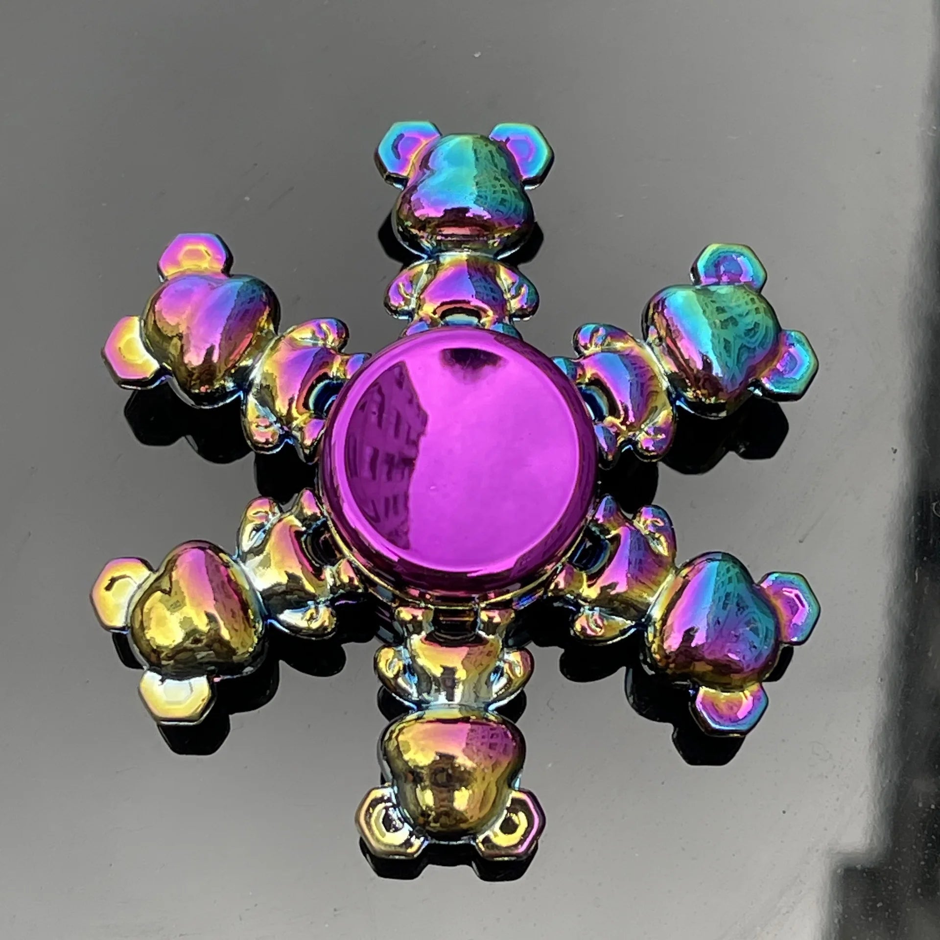 28 styles Fidget Decompression Toy Spinner Finger Spinner Metal Rainbow Color Alloy Metal Anti-Anxiety Toy For Kids Adults Gifts