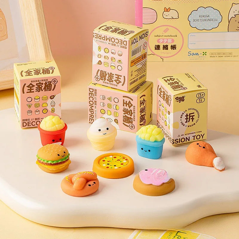 Squishy Blind Box – Mochi Stress Ball, Baking Theme Decompression Toy for Kids, Wish Gift & Party Favor Surprise