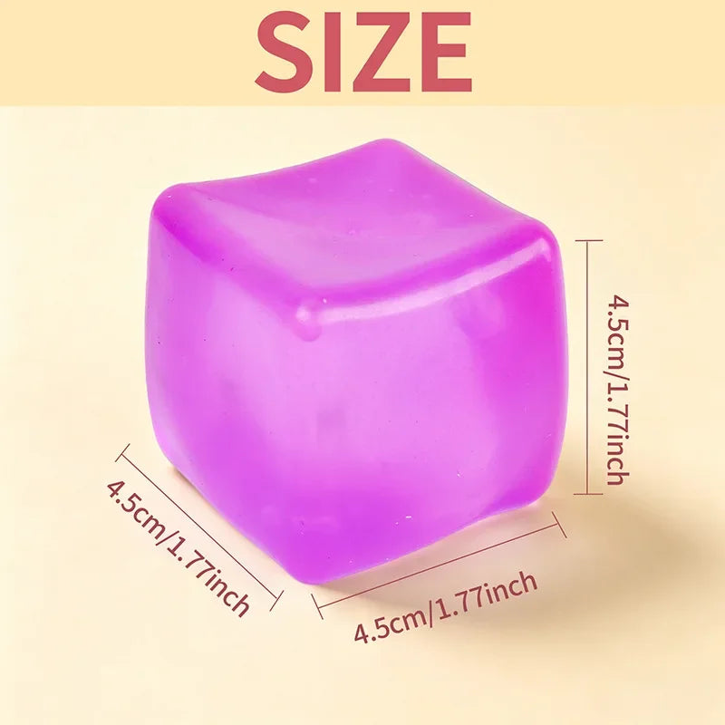 Squishy Toy, Slow Rising Fidget Cube for Kids Adults, Sensory Anxiety Relief, Desk Decor Gift for School Office Travel