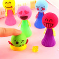 1pc Stretchy EVA Stress Slime Keychain, Colorful Party Favor, Birthday Christmas Reward Gift for Boys Girls Random Color
