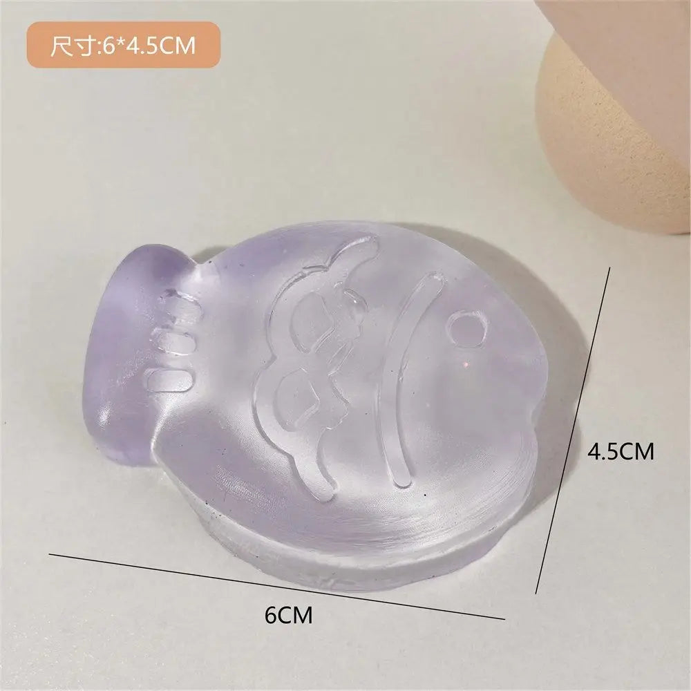 Kawaii Cat Claw Squeeze Toys Cartoon Anti Stress Sensory Fidgets Toy Simulation Transparent Cat Foot Squishy Unique Adults Gifts