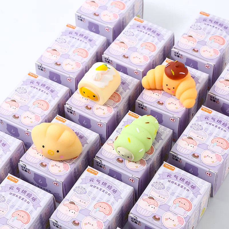 Squishy Blind Box – Mochi Stress Ball, Baking Theme Decompression Toy for Kids, Wish Gift & Party Favor Surprise