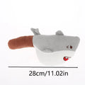 Cute Shark Plush Hammer Toy Soft Stuffed Animal Stress Relief Toy Creative Funny Plush Doll For Kids Adults Birthday Gift