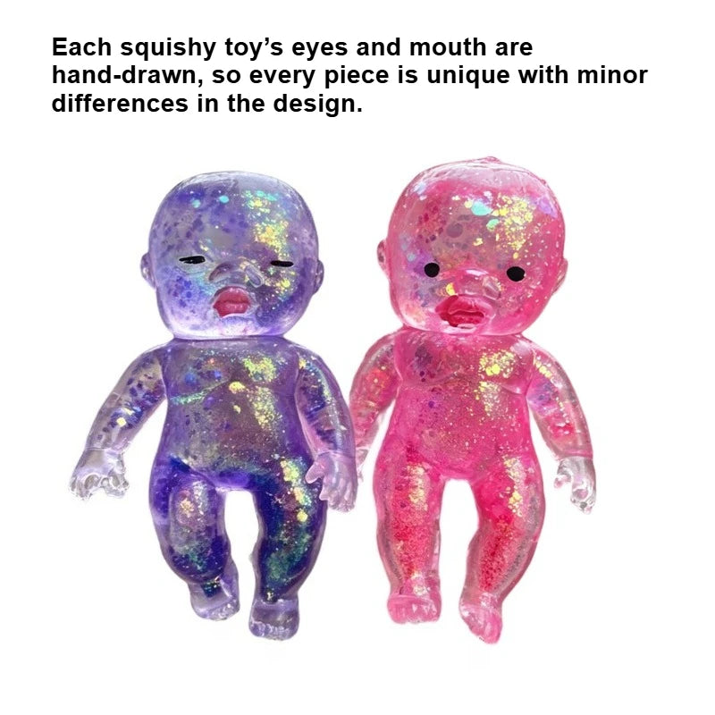 Adorable Maltose Sugar Baby Squishy, flexible slow rebound design, portable stress relief toy, great for daily use and gifting.