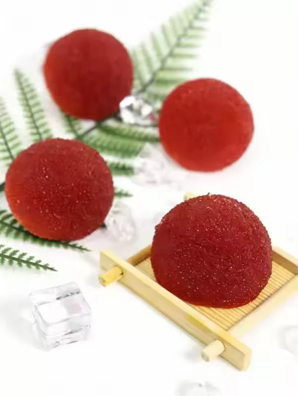 1PC Lychee Shape Squishy Toy, Soft Stress Relief Squeeze Toy for Office Home Decor, Fidget Anxiety Relief