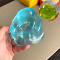Squishy Green Apple Stress Ball Soft Fidget Sensory Toy for Slow Rebound Squeeze Toy for Adults Kids Christmas Gift