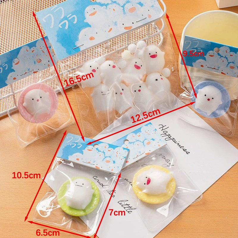 1PC Cute Warawara Creative Pinch Toys Anime Figure Plushie Dolls Stuffed Toys Ornament For Kids Birthday Gifts