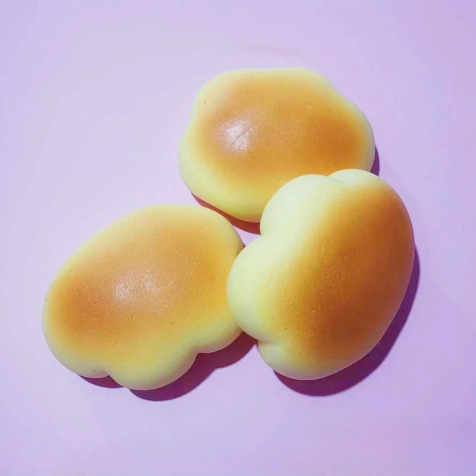 Caramel Color Cloud Bread Slow Rebound Pinch Music Decompression Vent Adult Toy Squishy Decompression