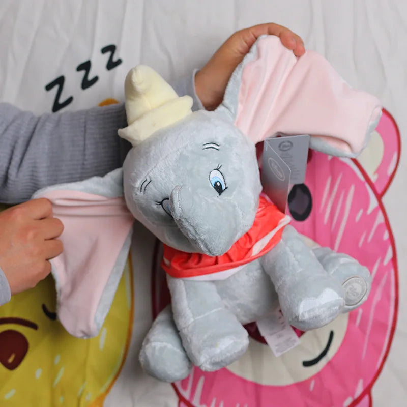New Arrivals Dumbo Plush Toys For Adults 30cm Gray Elephant Stuffed Kawaii Sleeping Doll Birthday For Baby Girls Room Decoration