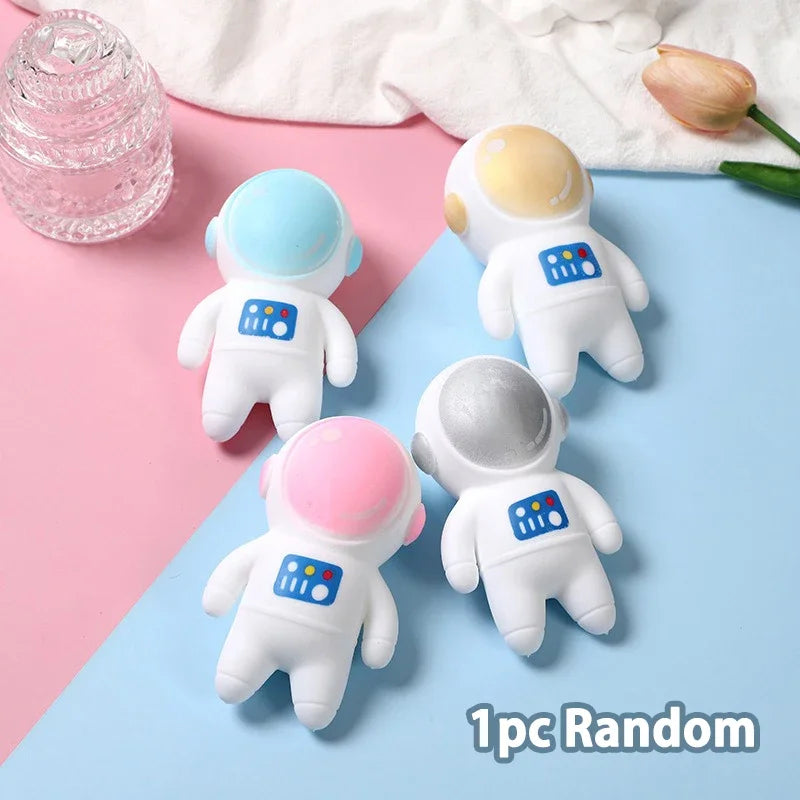 Space Man Squishy Tabas Astronaut Squeeze Fidget Toy Stress Ball Pinch Anti-stress Squishy Toys For Birthday Gifts Party Favors