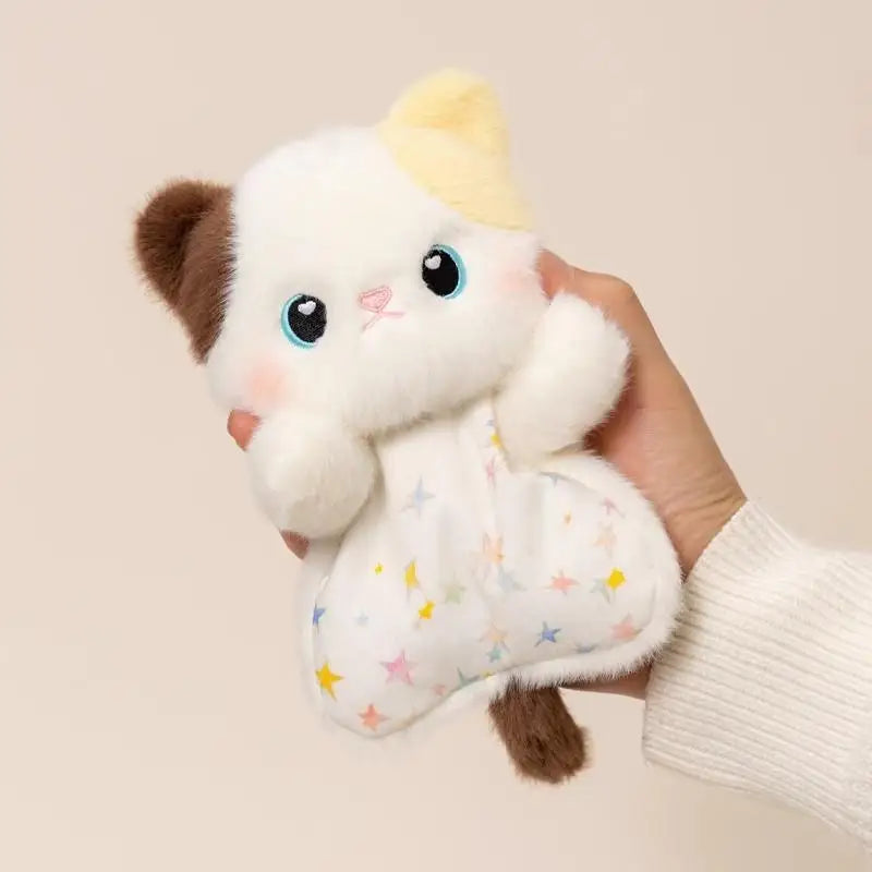 Cute Fluffy Bean Bag  Toy - Soft Stress Relief Stuffed Animal for Kids Adults Gift