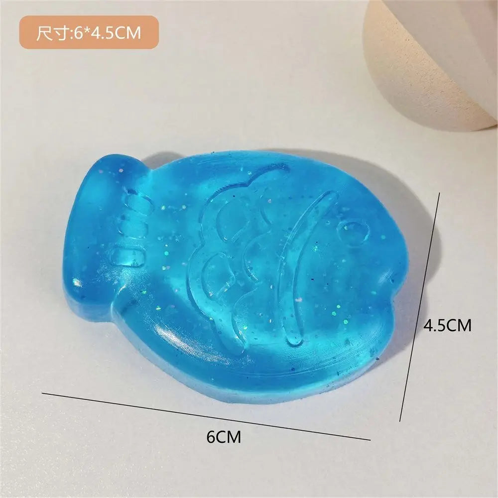 Kawaii Cat Claw Squeeze Toys Cartoon Anti Stress Sensory Fidgets Toy Simulation Transparent Cat Foot Squishy Unique Adults Gifts