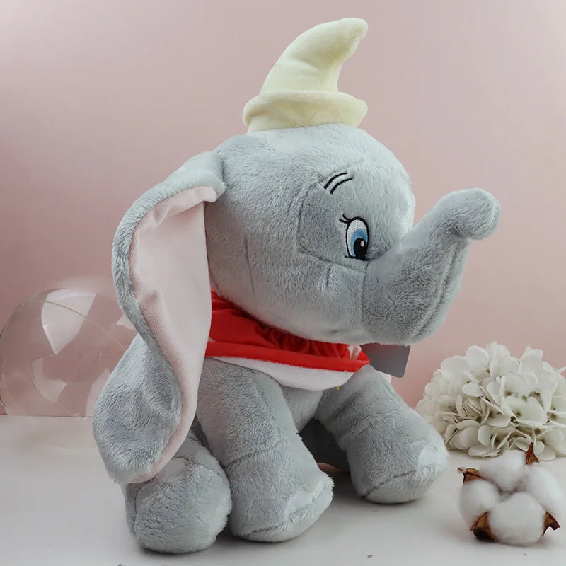 New Arrivals Dumbo Plush Toys For Adults 30cm Gray Elephant Stuffed Kawaii Sleeping Doll Birthday For Baby Girls Room Decoration
