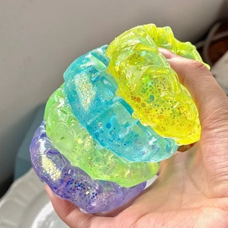 Squishy Waffle Cake Maltose Fidget Toy Soft Bread Maltose Anti Stress Toy Relieve Anxiety Decompressions Vent Squeeze Toy