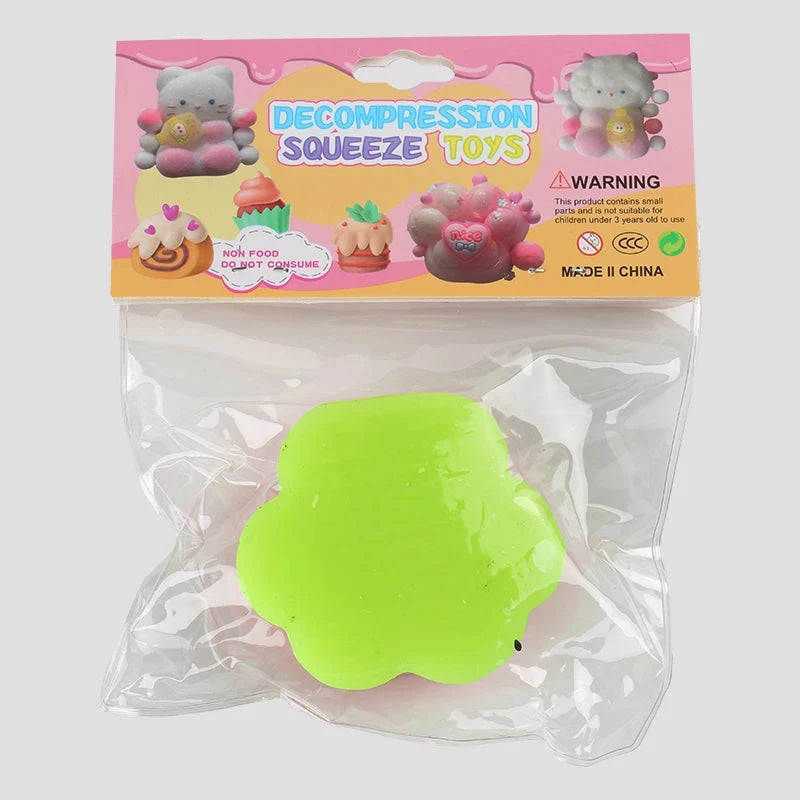 Trending  OEM Taba Squishy Toys Cute Mochi Watermelon Cat Paw Soft Stuffed Animal Toys Stress Relief Fidget Toys for Kids