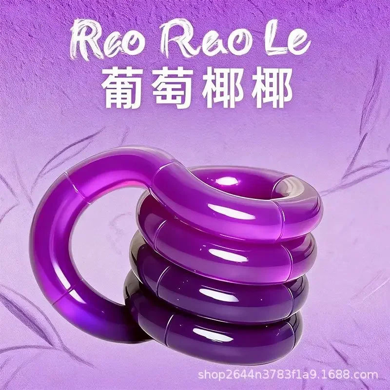 1PC Color Changing Squishy Toy for Kids, Rainbow Fidget Stress Relief Ball, Sensory Play Focus Training Toy, ADHD Gift