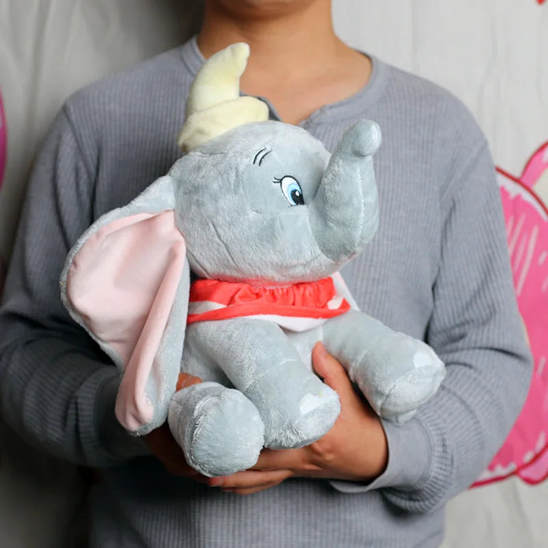 New Arrivals Dumbo Plush Toys For Adults 30cm Gray Elephant Stuffed Kawaii Sleeping Doll Birthday For Baby Girls Room Decoration