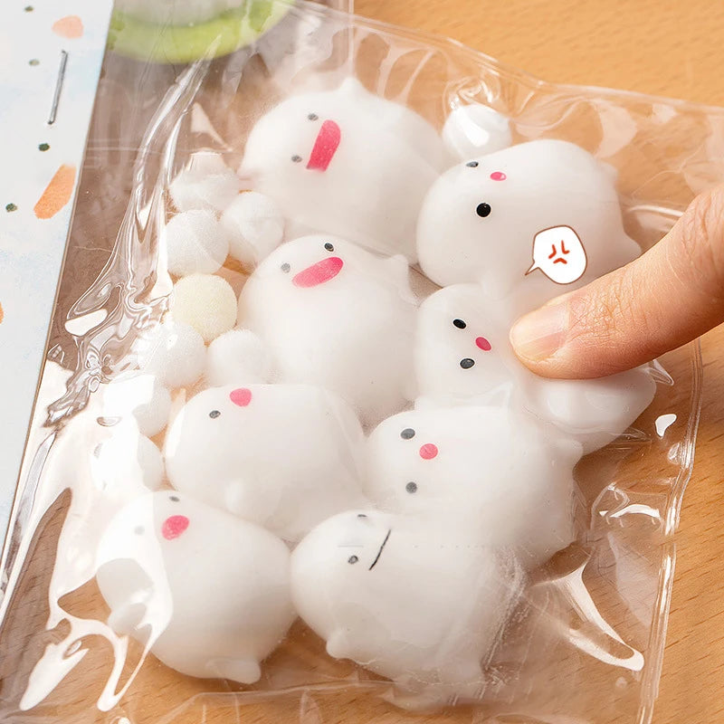 1PC Cute Warawara Creative Pinch Toys Anime Figure Plushie Dolls Stuffed Toys Ornament For Kids Birthday Gifts