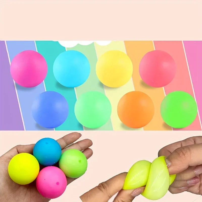 1PC Squishy Stress Ball, Soft Dough Anxiety Relief Toy, Hand Sensory Fidget, Classroom Prize, Halloween Christmas Gift for Kids