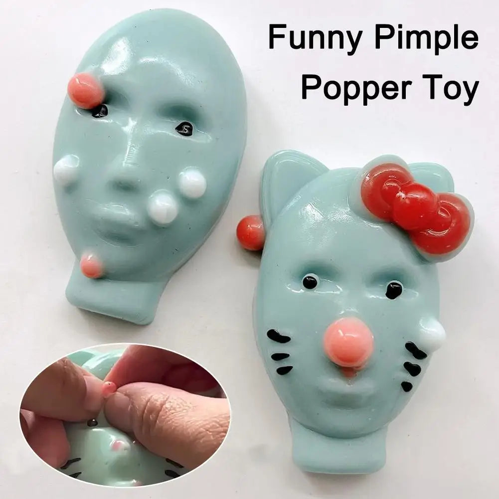 Pimple Popping Toy Reusable Stress Relief With Filler Tools Fun Sensory Fidget For ADHD & Anxiety Relief Games