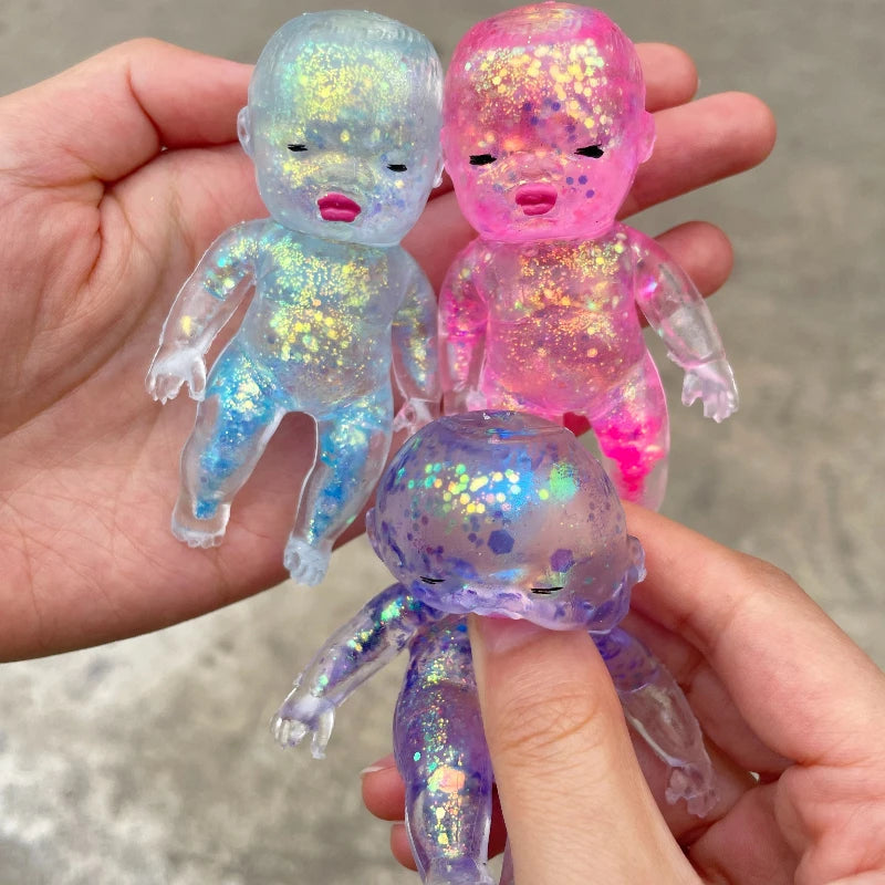 Adorable Maltose Sugar Baby Squishy, flexible slow rebound design, portable stress relief toy, great for daily use and gifting.