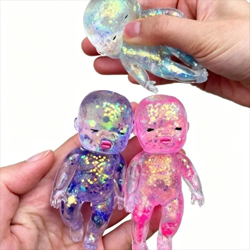 Adorable Maltose Sugar Baby Squishy, flexible slow rebound design, portable stress relief toy, great for daily use and gifting.
