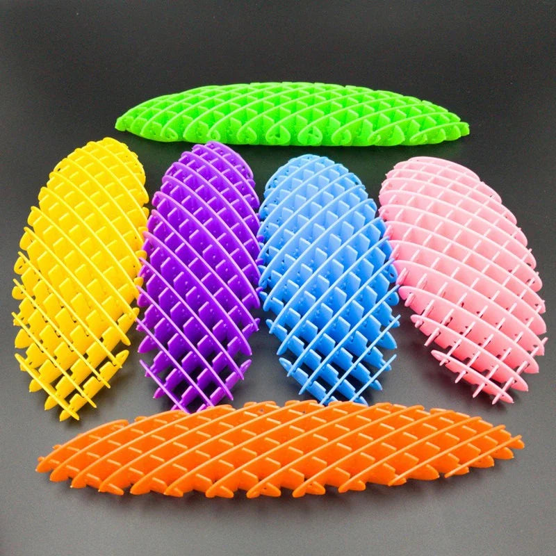 Scalable 3D Deformed Worm Elastic Net Tiktok New Strange Puzzle Vent Decompression Artifact Pop It Bouncy Ball