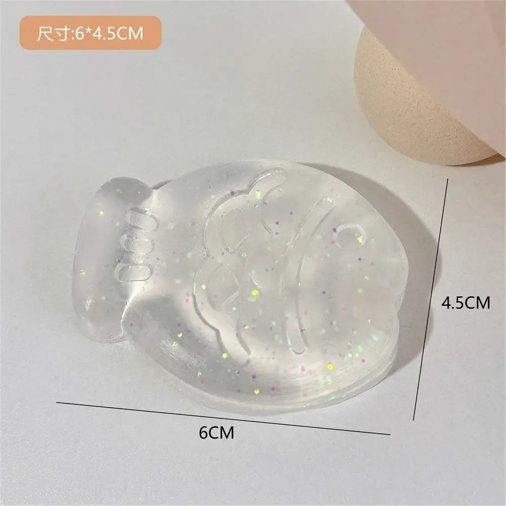 Kawaii Cat Claw Squeeze Toys Cartoon Anti Stress Sensory Fidgets Toy Simulation Transparent Cat Foot Squishy Unique Adults Gifts