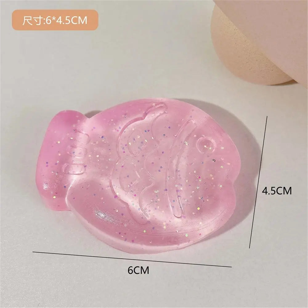 Kawaii Cat Claw Squeeze Toys Cartoon Anti Stress Sensory Fidgets Toy Simulation Transparent Cat Foot Squishy Unique Adults Gifts
