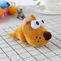 1Pc Lovely Stuffed Cotton Dog Plush Toy Pendants Keychain 13cm 3 Colors Kid's Gift Soft Animal Plushie PP Material