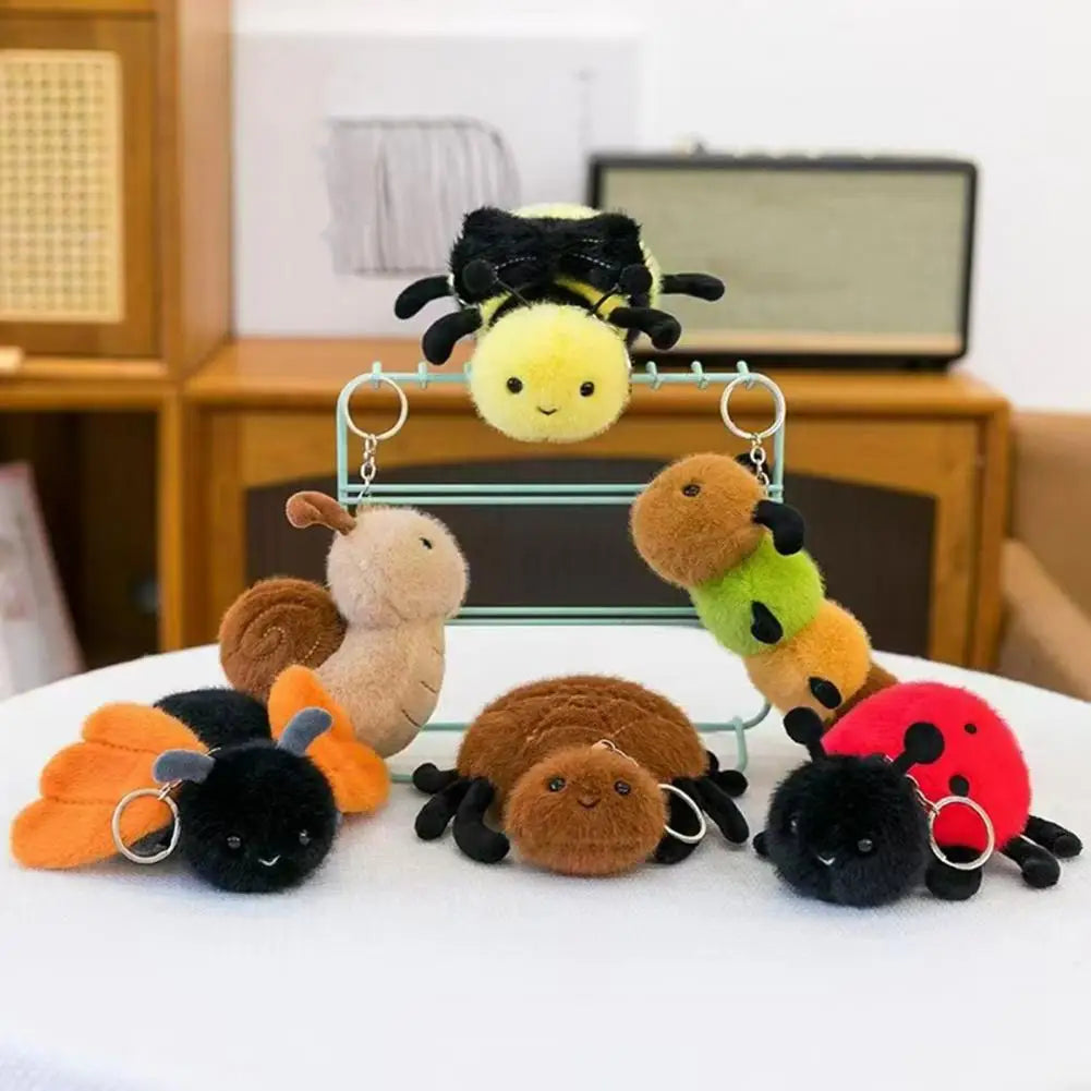 Stuffed Keychain Plush Keychain Soft Stuffed Pillow Emotional Support Comfort Buddy for Stress Relief Kids’ Playful Cuddle
